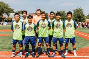 Khup dal和缅甸足球队一起参加了团结杯足球比赛
